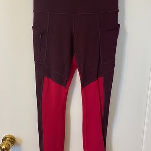 Athleta Magenta Leggings